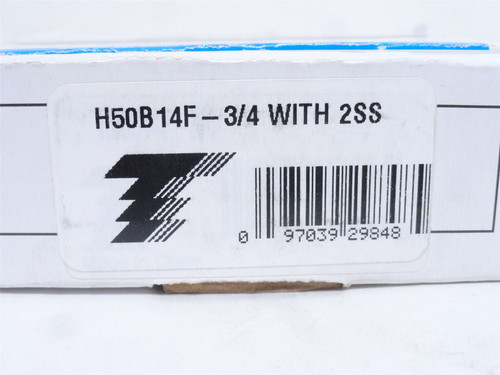 Tsubaki H50B14F-3/4; Hardened Sprocket #50; 14 Teeth; 3/4"ID