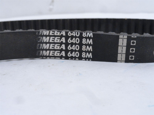 Omega 640-8M-20; Timing Belt; 640mm Long x 20mm Wide