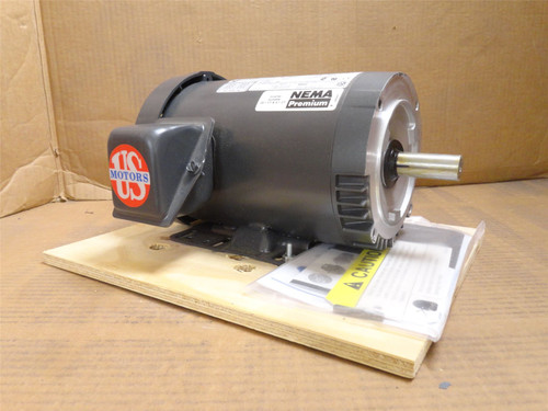 Nidec U1P3DC; AC Motor; 1HP; 230/460V; 1155RPM; 3PH; 60Hz