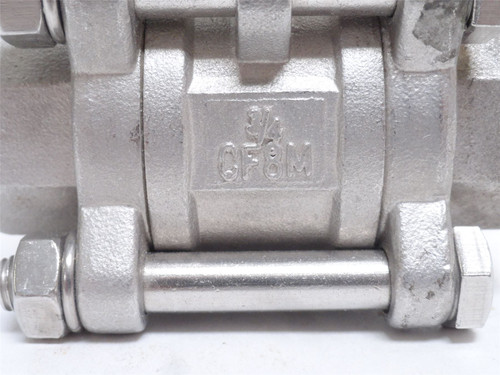 Jamflow YK5313-3/4; Ball Valve; SS; 3/4" Socket; 1000WOG