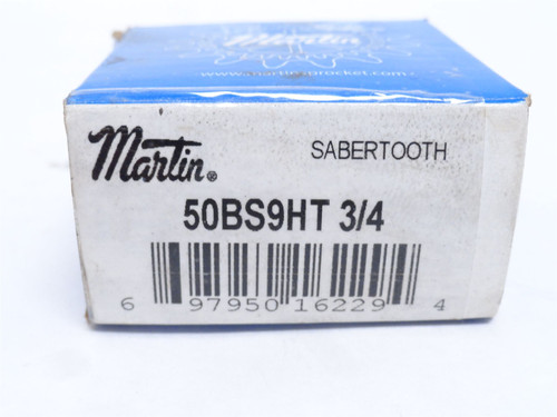 Martin 50BS9HT 3/4; Hardened Sprocket #50; 9 Teeth; 3/4"ID