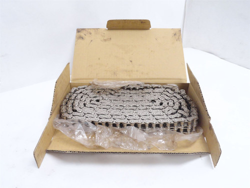 Tsubaki RS40-NP-2-RP-10ft; Roller Chain #40; 2-Strand 10'Long