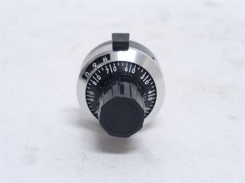 Bourns H-516-6A; Metal Counting Dial; 15 Turns; 6.35Mm