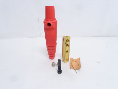 Hubbell HBL300FR; Red Female Connector; 300A; 600VAC/250VDC