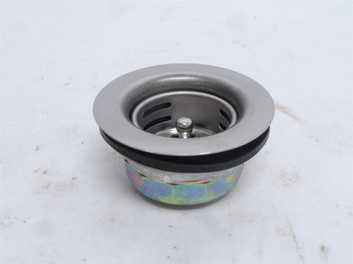 Sani-Lav 1010; Chrome Strainer Assembly W/Basket; Size: 2"