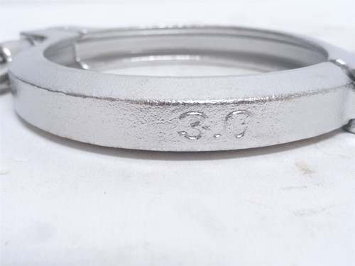 MFG- 13MHHM300; Single Pin Heavy Duty Clamp; SS; Size: 3"