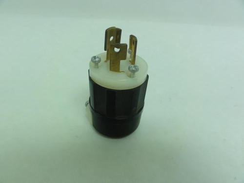 Leviton 4720-C; Locking Plug; 15A; 125V; 2 Pole