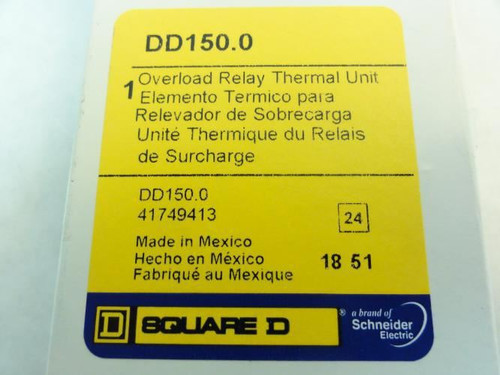 Square D DD150.0; Overload Thermal Unit