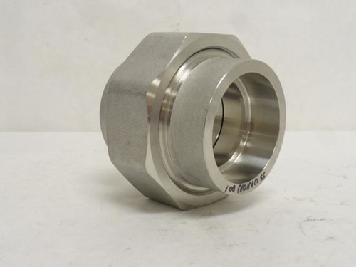 Industry-Std 1LUW9; Pipe Union; SS-316; 2" FSW; Class: 3000