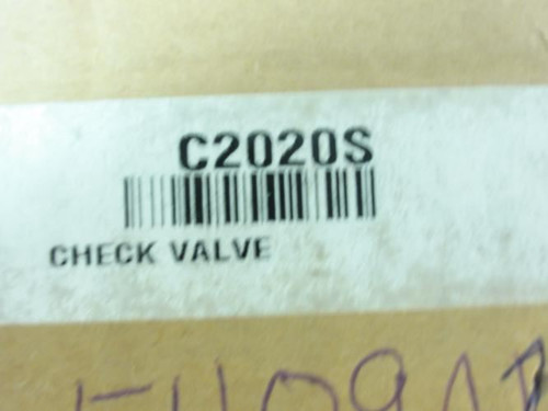 Parker C2020S; In-Line Check Valve; 5 Psi Cracking Pressure