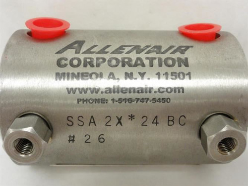 Allenair SSA 2X* 24 BC #26; Air Cylinder; SS; 2" B x .69" S