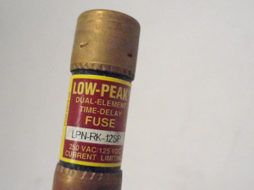 Bussmann LPN-RK-12SP; Fuse; 12 Amp; 250VAC