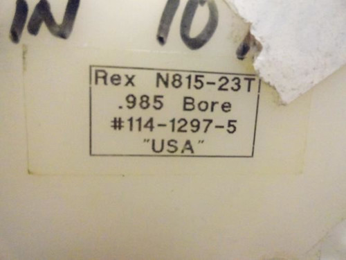Rexnord 114-1297-5; Sprocket N815-23T 0.985 bore