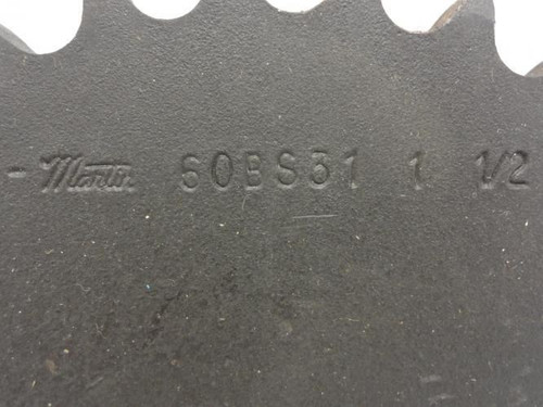Martin 60BS31-1-1/2; Sprocket # 60; 31Teeth; 1-1/2"ID