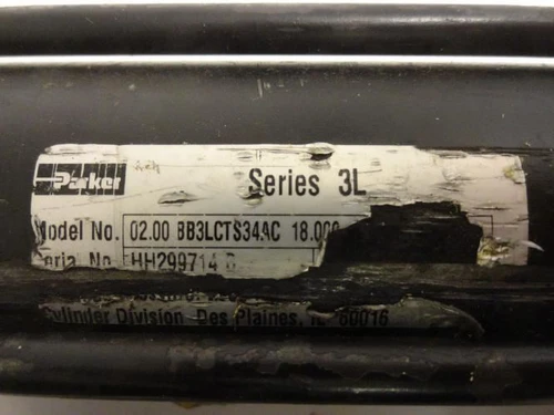 Parker 02.00 BB3LCTS34.AC 18.00; Hydraulic Cylinder 2" B x 18" S