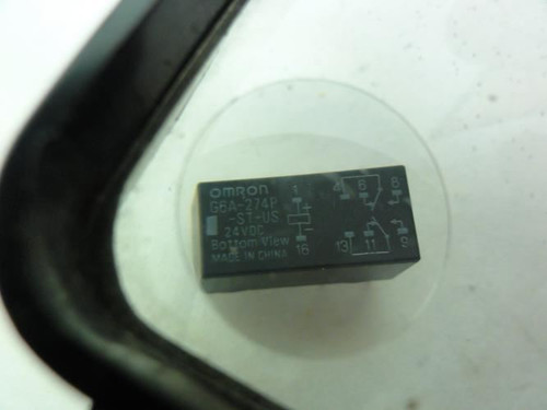 Omron G6A-274P-ST-US-DC24; Lot-13 Relays; 2A; 125VAC; 24VDC