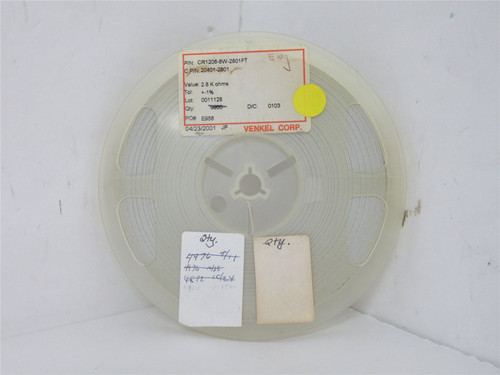 Venkel CR1206-8W-2801FT; Lot-4700 Chip Resistor; 2.8Kohm