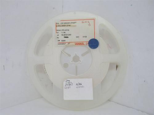 Venkel CR1206-8W-2740FT; Lot-2300 Chip Resistor; 274ohms