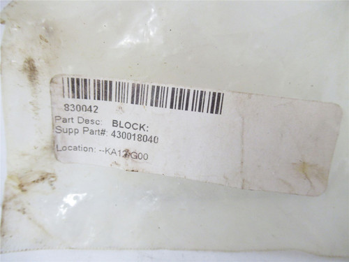 Tipper Tie 430-018-040; Block Magazine