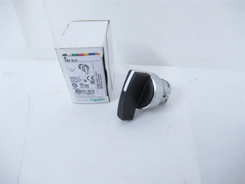 Schneider ZB4 BJ3; Switch Selector 3 Position Non Illum 22mm