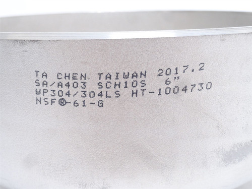Industry-Std 60WL48; Weld Fitting Pipe Cap; SS-304; Size: 6"