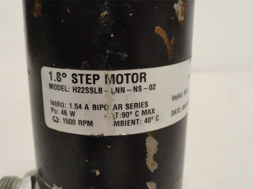 Pacific Scientific H22SSLB-LNN-NS-02; Stepper Motor 1.8Deg; 46 Watt