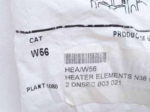 Allen-Bradley W56; Overload Heater Element; SER: W