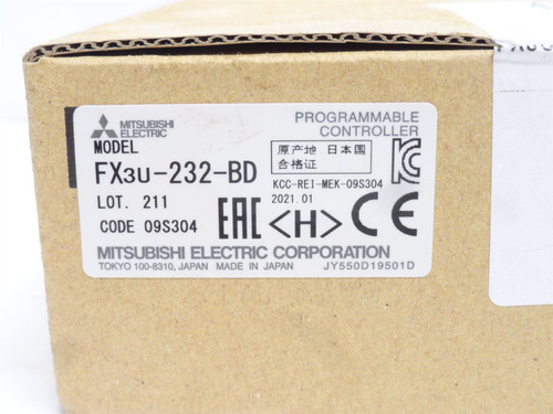 Mitsubishi FX3U-232-BD; Communication Expansion Board RS-232
