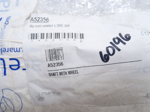 Ross Industries A52356; Shaft W/Wheels SS 14-1/4"L 20mmOD