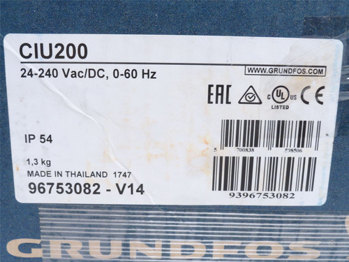 Grundfos CIU200; Communications 200 Modbus Interface Unit