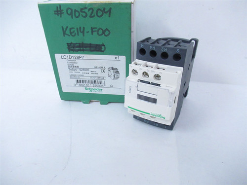Schneider LC1D128P7; Contactor 25A 4PST-2NO/2NC Coil 230VAC