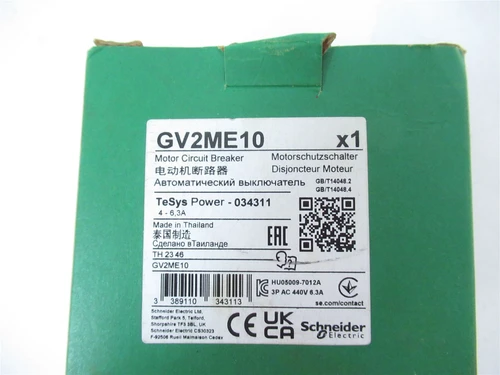 Schneider GV2ME10; Manual Starter 4-6.3A 3P 690VAC
