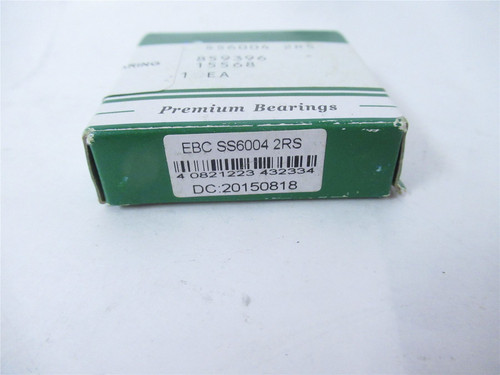 EBC S6004RS; Bearing Groove 20mm ID 42mmOD