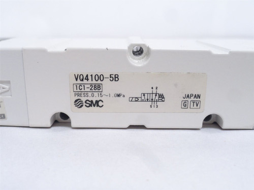 SMC VQ4100-5B; Air Solenoid Valve; 0.15-1MPa; 4/5 Port