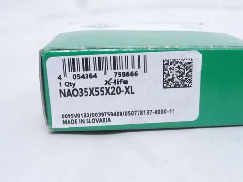 INA NAO35X55X20-XL; Needle Roller Bearing; 35mmID x 55mmOD