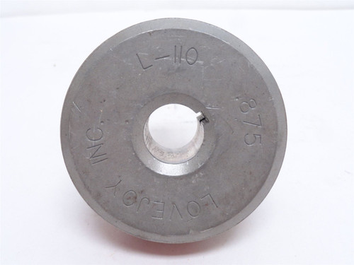 Lovejoy L-110 X 7/8; Jaw Coupler Hub; 7/8" ID; 3.329" OD