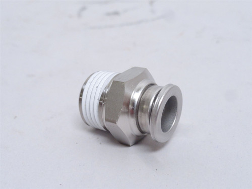 SMC KQG2H11-N03S; Union Fitting; SS; 3/8"PTC x 3/8NPT