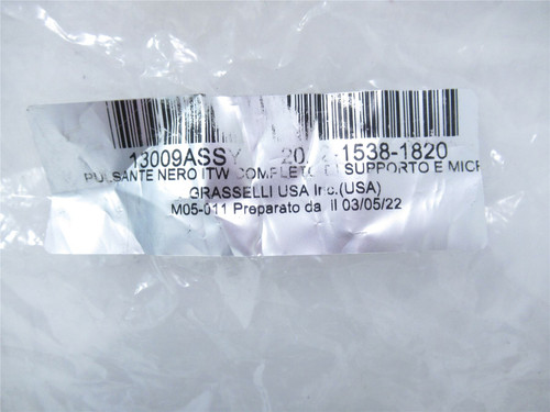 Grasselli 13009ASSY; Assembly Complete BlackButton F/SL600Bl