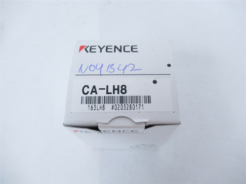 Keyence CA-LH8; Camera Lens Low Distortion 8mm Focal Point