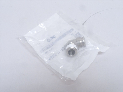 SMC KQG2L11-N03S; Tube Elbow; SS; 90Deg; 3/8PTC x 3/8NPT