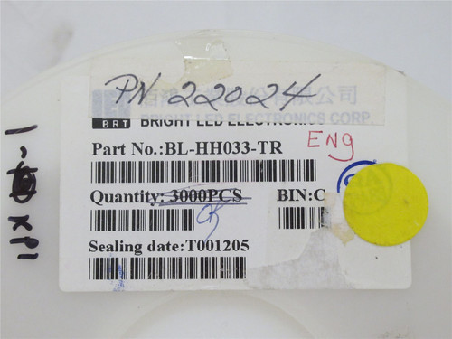 Bright LED BL-HH033-TR; Lot-2000 Surface Mount LED