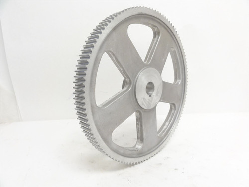 Marel 21062; Aluminum Pulley; 25mmID; 11-1/8"OD; 112 Teeth