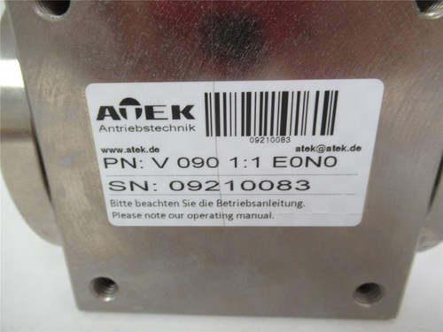 Atek V090 1:1 E0N0; Gearbox 1:1 18mmInput  x 20mmOutput