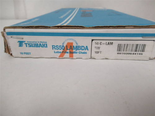 US Tsubaki RS50 Lambda; Roller Chain #50 10'