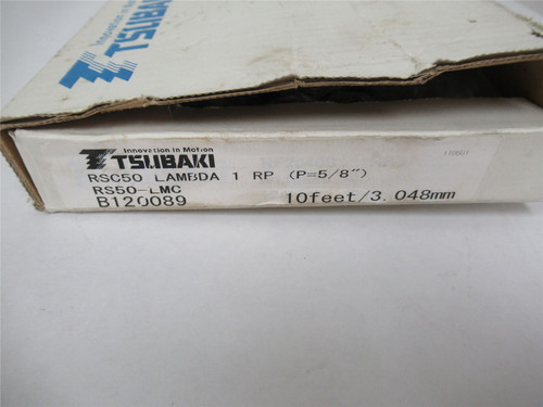 US Tsubaki RSC50-LMC; Roller Chain 50# 10'Long