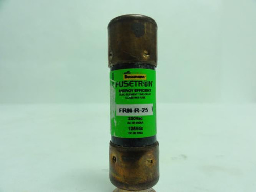 Bussmann FRN-R-25; Fuse; Time-Delay; 25A; 250VAC/125VDC