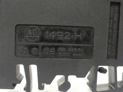Allen-Bradley 1492-H; Lot-7 Terminal Blocks; Fuse Holder; 500V