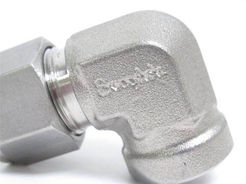 Swagelok SS-810-8-6; Elbow; 90Deg; SS-316; 1/2" x 3/8FNPT