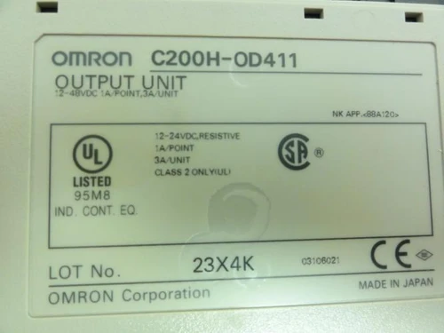Omron C200H-OD411; Output Unit; 12-48VDC; 1A/Point; 3A/Unit