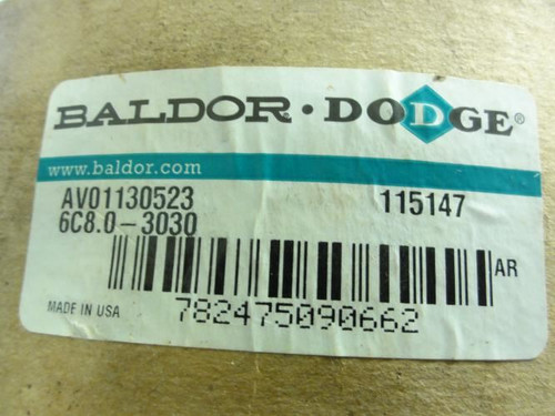 Dodge 115147; Bushed V-Belt Pulley; 6GR; 8.4" OD